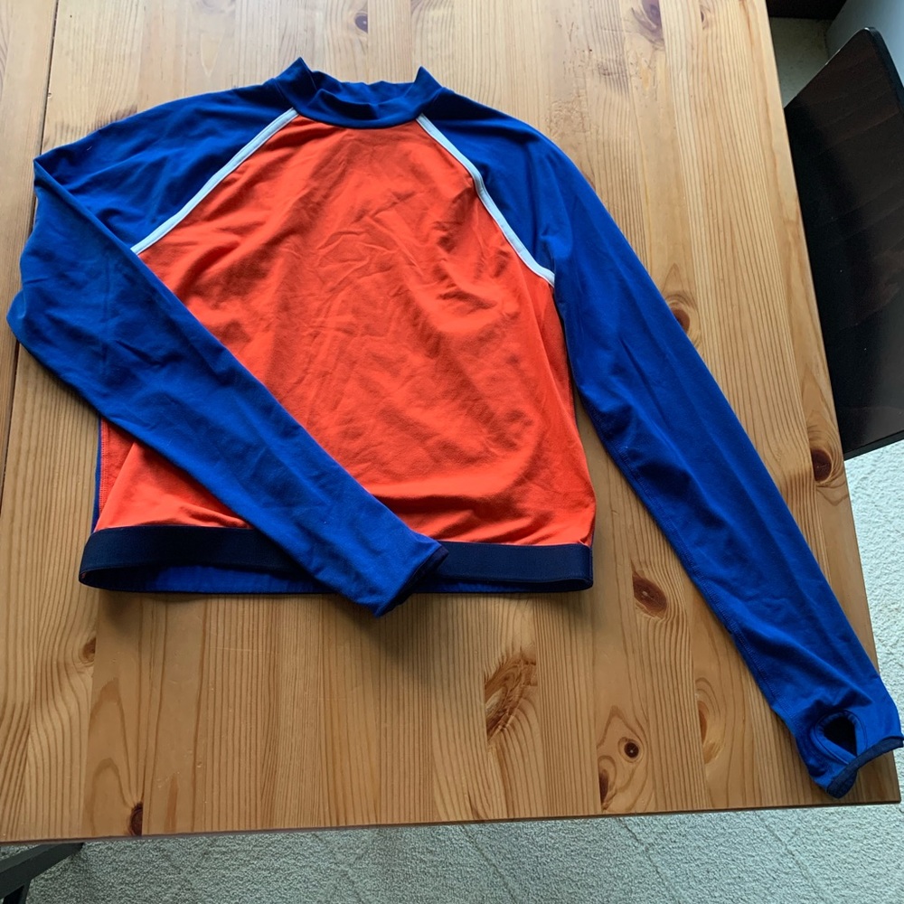 New balance for jcrew sports top bought in new like new a free item w/ purchase